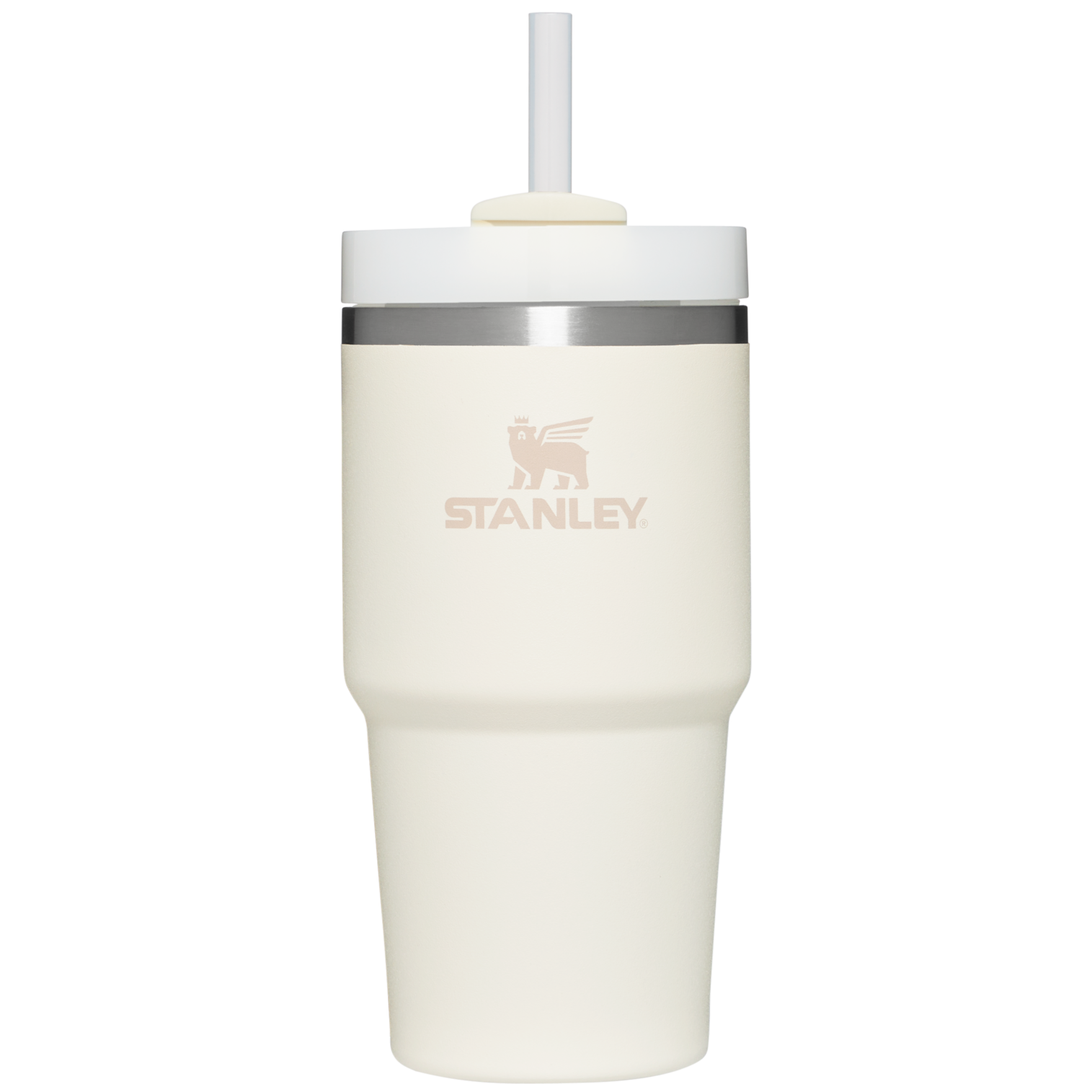 Insulated Travel The Quencher H2.0 Flowstate Tumbler D030T - FlowState 3-Position Lid Insulated Travel Mug - Cream
