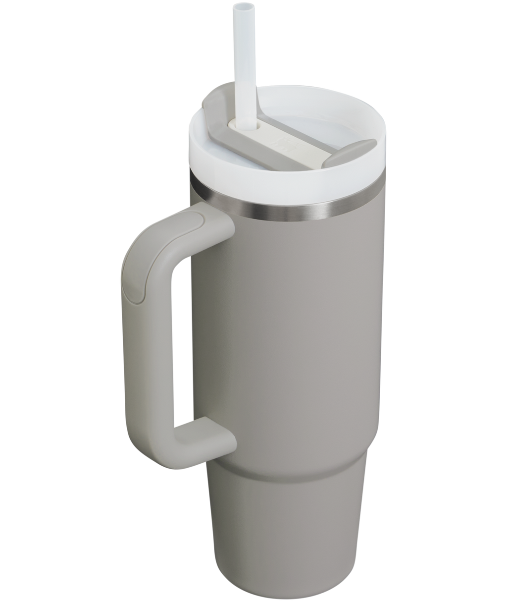 Car-Cup Friendly The Quencher H2.0 Flowstate Tumbler | Stanley Create D331C - Double-Wall Vacuum Insulated Travel Tumbler with Straw Detail