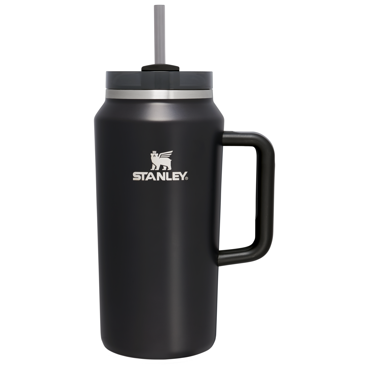 Splash-Resistant FlowState The Quencher H2.0 Flowstate Tumbler D033Q - FlowState 3-Position Lid Insulated Travel Mug - Black Glow