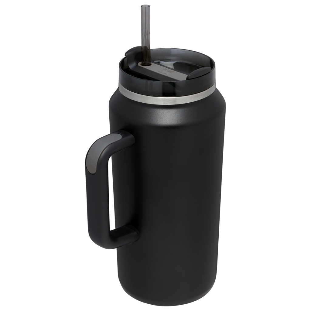 Splash-Resistant FlowState The Quencher H2.0 Flowstate Tumbler D033Q - FlowState 3-Position Lid Insulated Travel Mug Detail