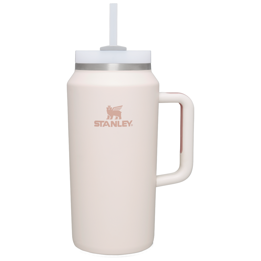 Car-Cup Friendly The Quencher H2.0 Flowstate Tumbler D365U - 40oz Large Capacity Car-Cup Friendly Quencher - Rose Quartz