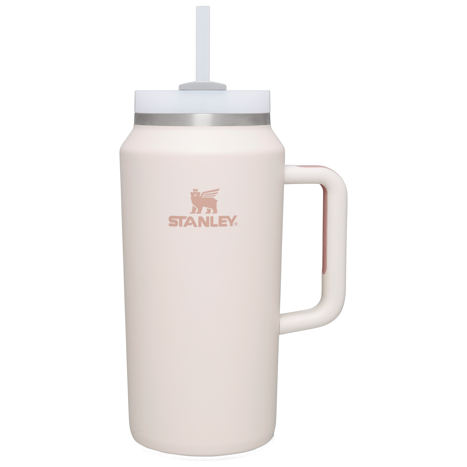 Splash-Resistant FlowState The Quencher H2.0 Flowstate Tumbler D033Q - FlowState 3-Position Lid Insulated Travel Mug - Rose Quartz