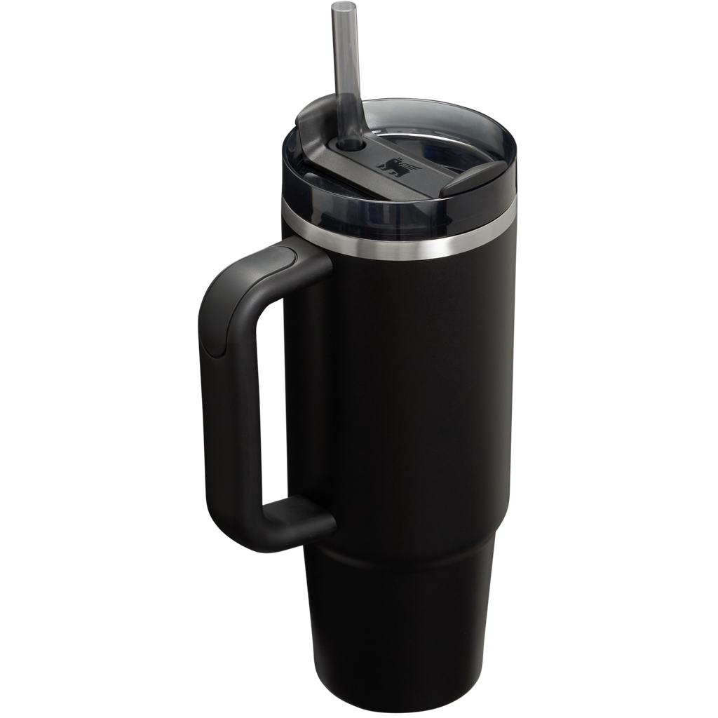 Car-Cup Friendly The Quencher H2.0 Flowstate Tumbler | Stanley Create D331C - Double-Wall Vacuum Insulated Travel Tumbler with Straw Detail