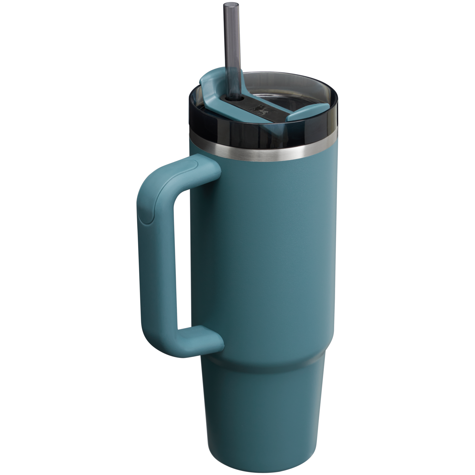 Car-Cup Friendly The Quencher H2.0 Flowstate Tumbler | Stanley Create D331C - Double-Wall Vacuum Insulated Travel Tumbler with Straw Detail