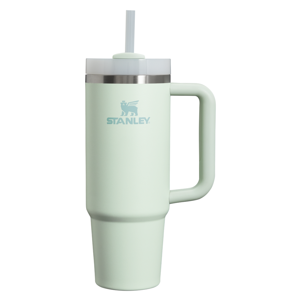 Car-Cup Friendly The Quencher H2.0 Flowstate Tumbler | Stanley Create D331C - Double-Wall Vacuum Insulated Travel Tumbler with Straw Detail