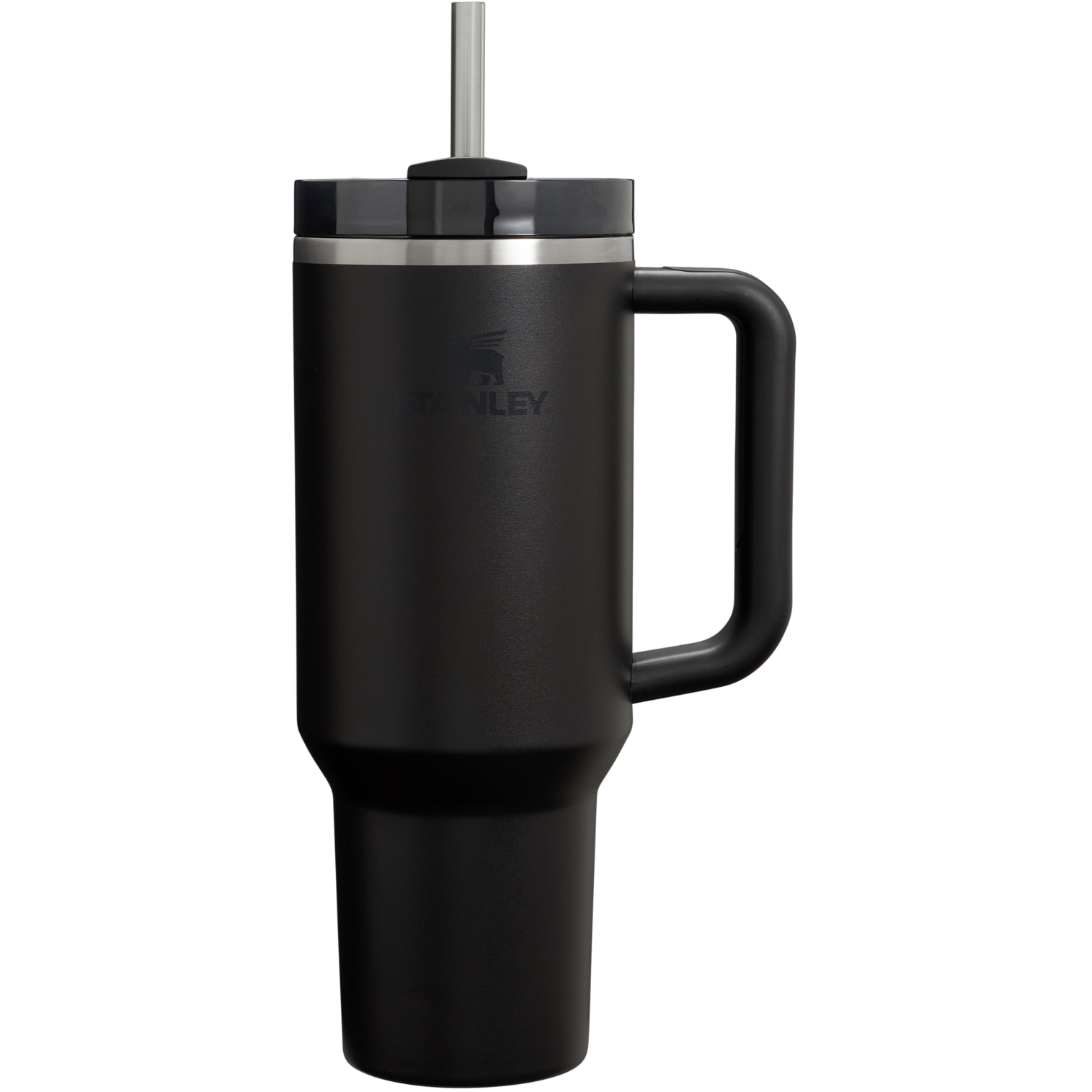 Splash-Resistant FlowState The Quencher H2.0 Flowstate Tumbler D050X - Premium Stainless Steel Straw Cup for All-Day Hydration - Black 2.0