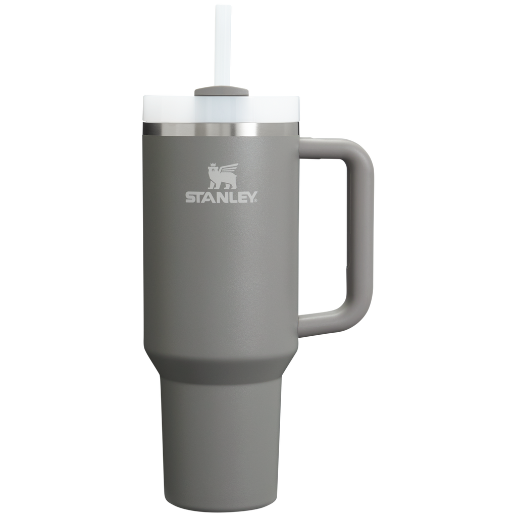 Splash-Resistant FlowState The Quencher H2.0 Flowstate Tumbler D050X - Premium Stainless Steel Straw Cup for All-Day Hydration - Stone