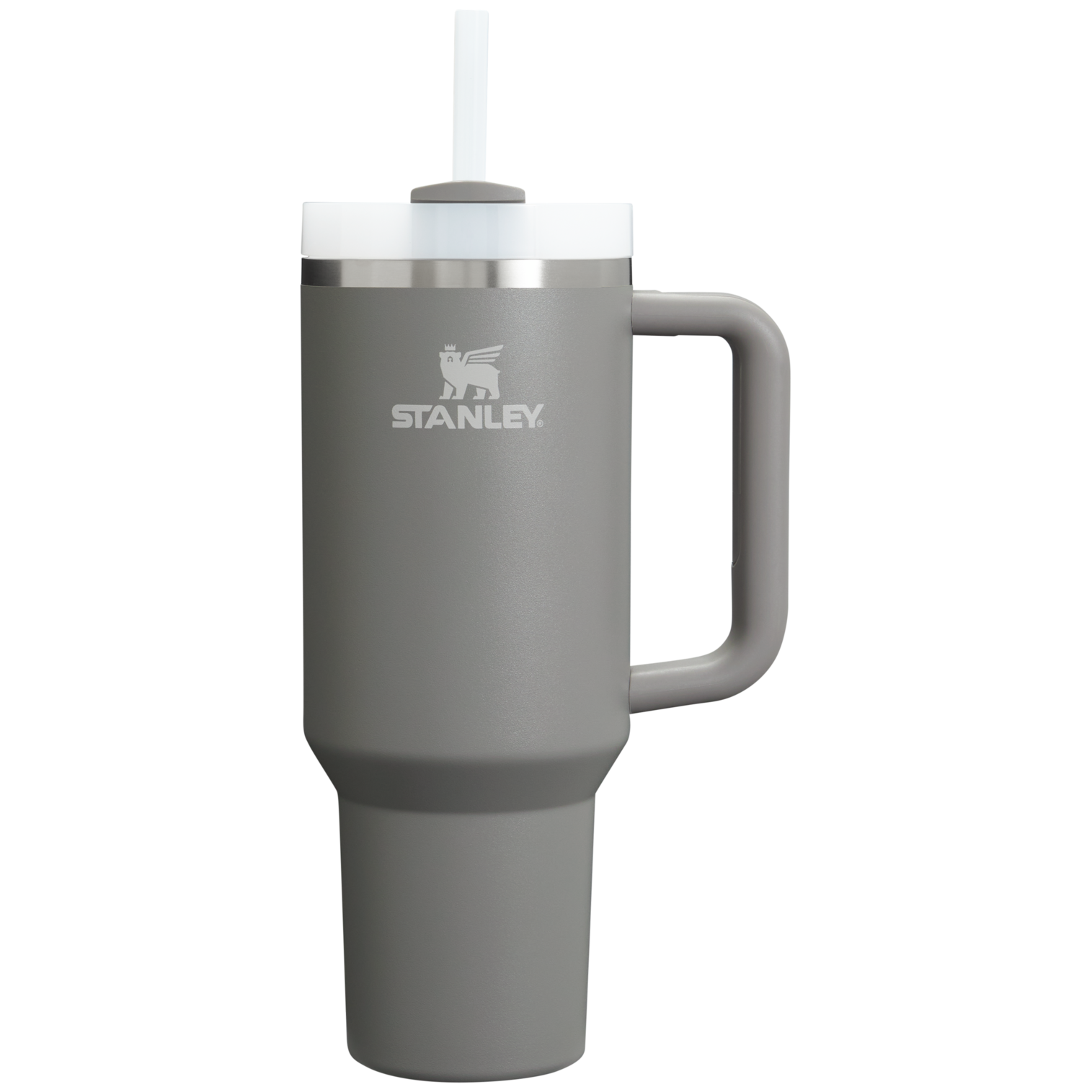 Splash-Resistant FlowState The Quencher H2.0 Flowstate Tumbler D050X - Premium Stainless Steel Straw Cup for All-Day Hydration - Stone
