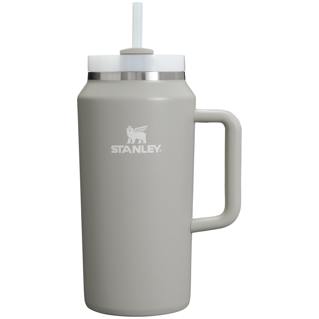 Splash-Resistant FlowState The Quencher H2.0 Flowstate Tumbler D033Q - FlowState 3-Position Lid Insulated Travel Mug - Ash