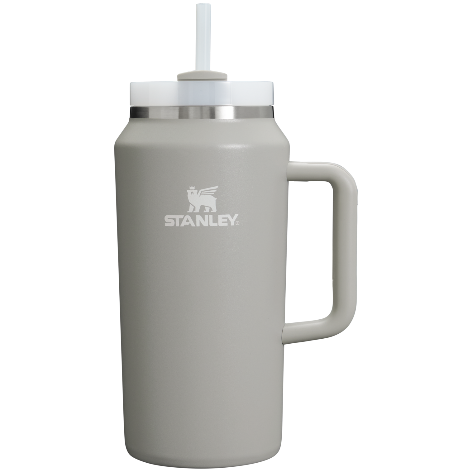Splash-Resistant FlowState The Quencher H2.0 Flowstate Tumbler D033Q - FlowState 3-Position Lid Insulated Travel Mug - Ash