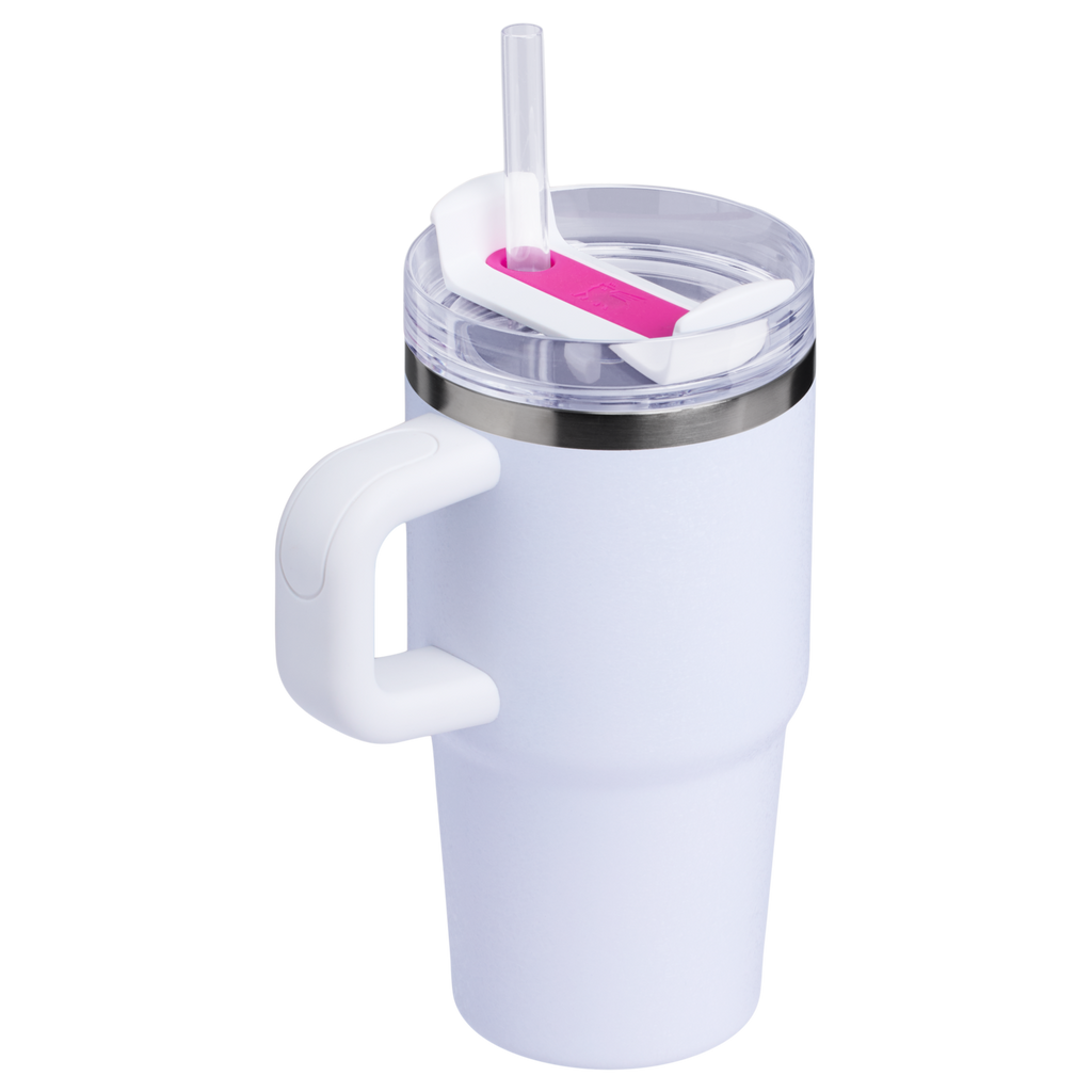 Car-Cup Friendly The Quencher H2.O Flowstate Tumbler | Stanley Create D274S - Double-Wall Vacuum Insulated Travel Tumbler with Straw Detail