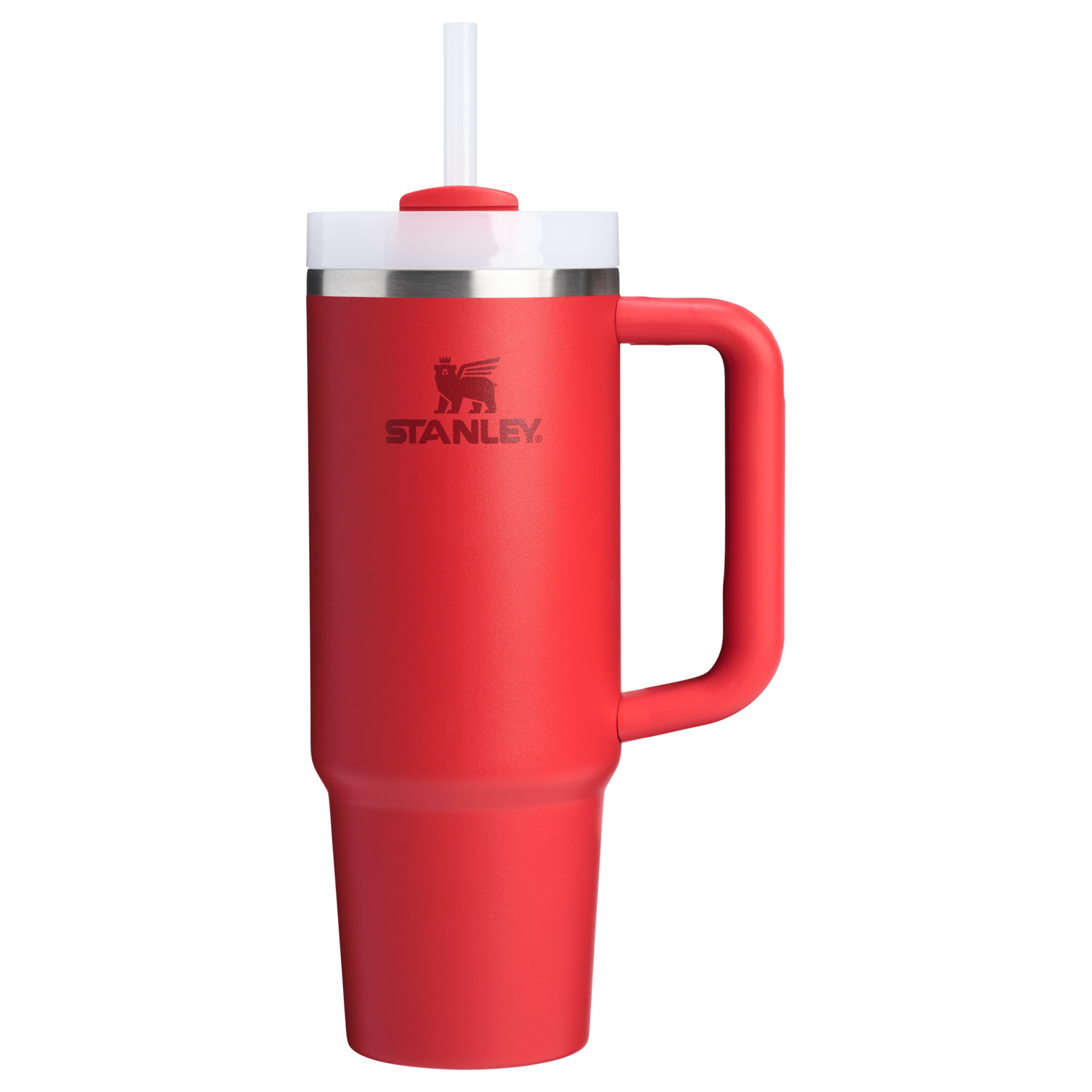 Car-Cup Friendly The Quencher H2.0 Flowstate Tumbler D051L - Double-Wall Vacuum Insulated Travel Tumbler with Straw - Chili Red