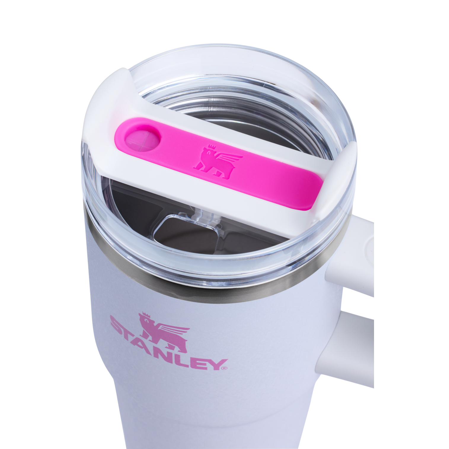 Insulated Travel The Quencher H2.O Flowstate Tumbler with Handle | Stanley Create D309N - Premium Stainless Steel Straw Cup for All-Day Hydration Detail