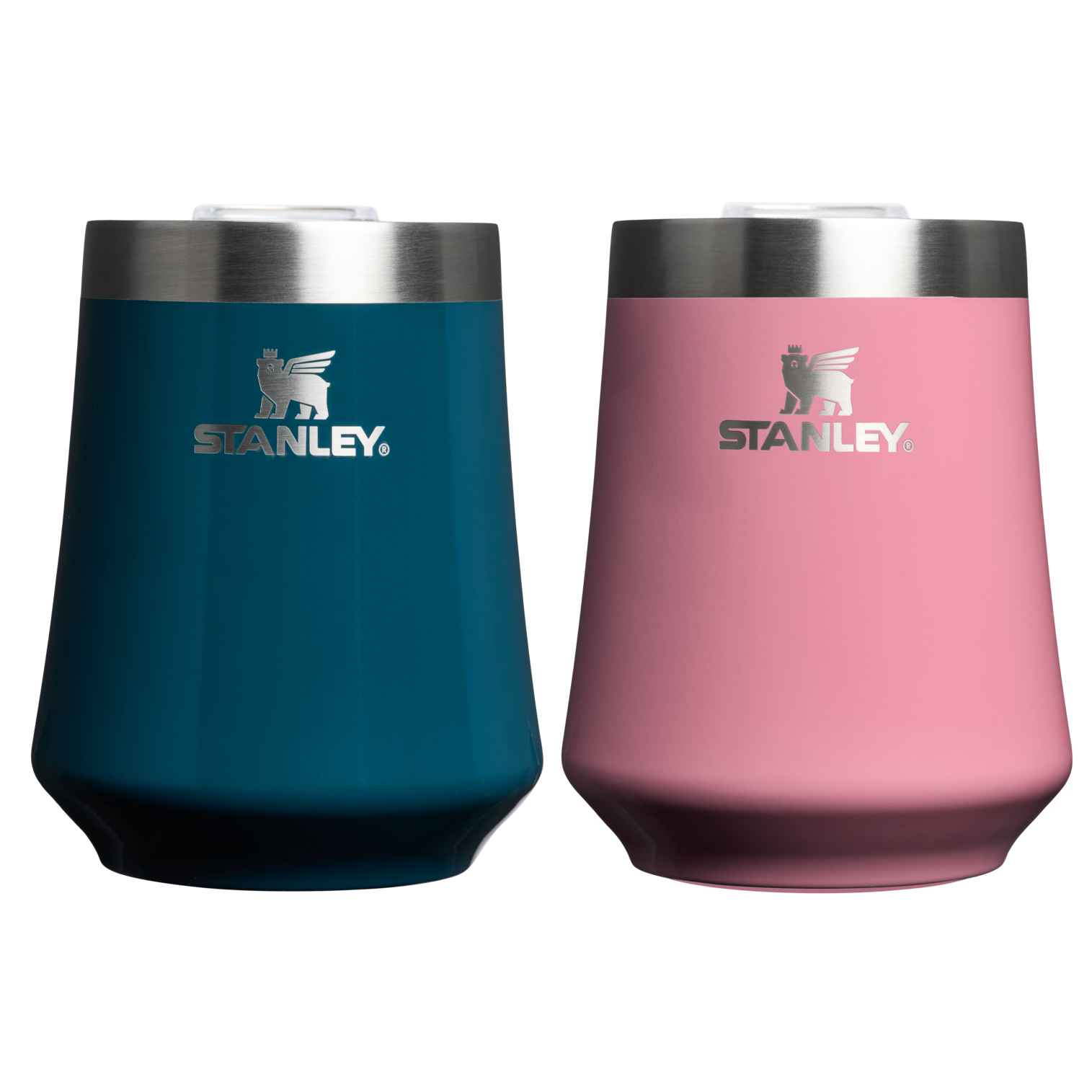 Premium Matte The Reserve Wine Tumbler | 2-pack D175D - Elegant Stemless Vacuum Insulated Wine Tumbler - Ponderosa Gloss/Port Shimmer