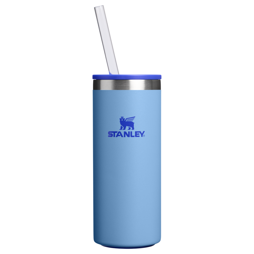 Leak-Proof Insulated The Everyday Slim Can Cooler Cup | Stanley Create D300G - Julienne Series Portable Picnic Chiller Tote - Blue Sky