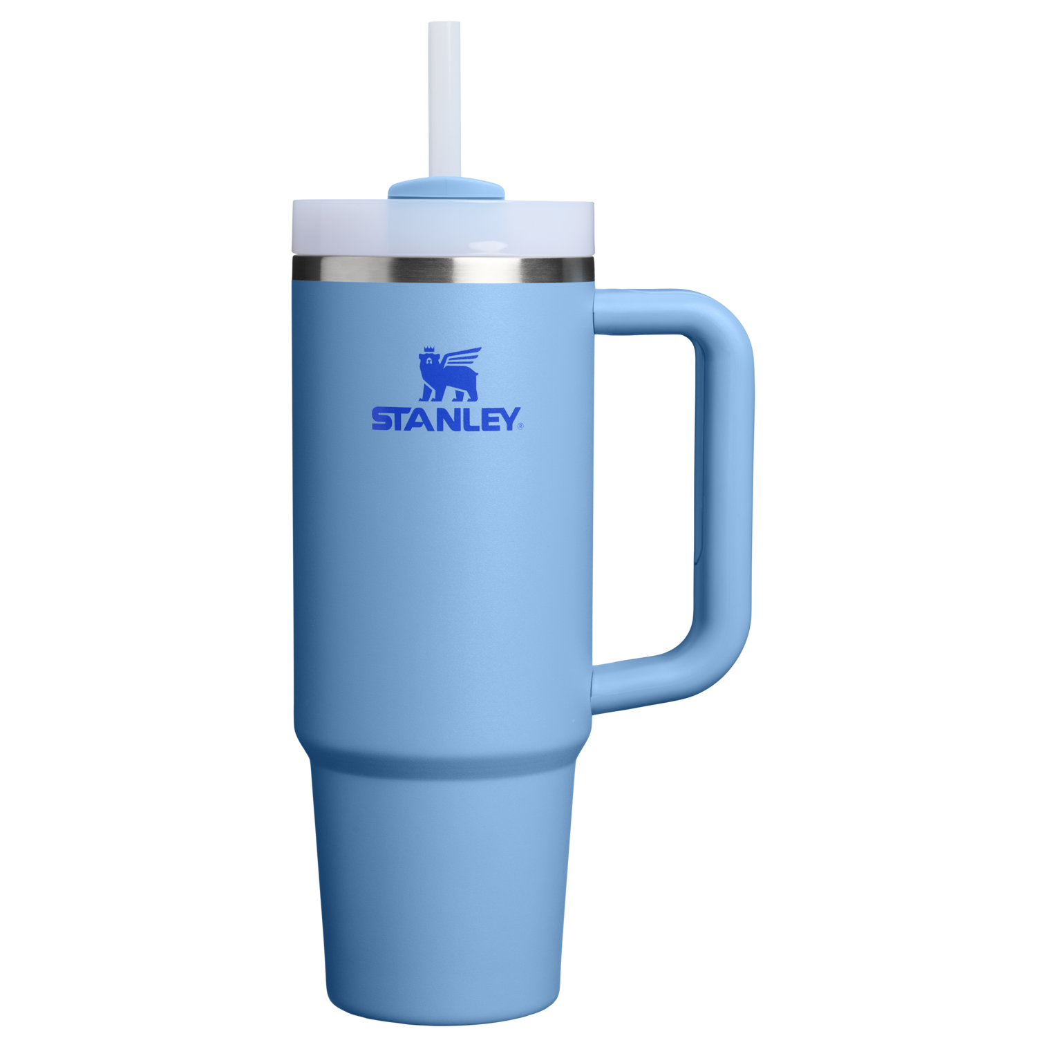 Car-Cup Friendly The Quencher H2.0 Flowstate Tumbler D051L - Double-Wall Vacuum Insulated Travel Tumbler with Straw - Blue Sky