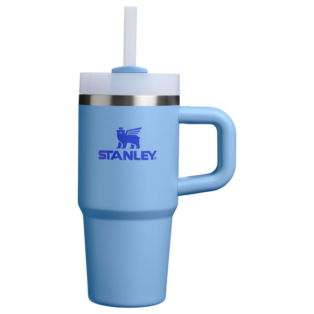 Double-Wall Vacuum The Quencher H2.O Flowstate Tumbler D068Z - Premium Stainless Steel Straw Cup for All-Day Hydration - Blue Sky