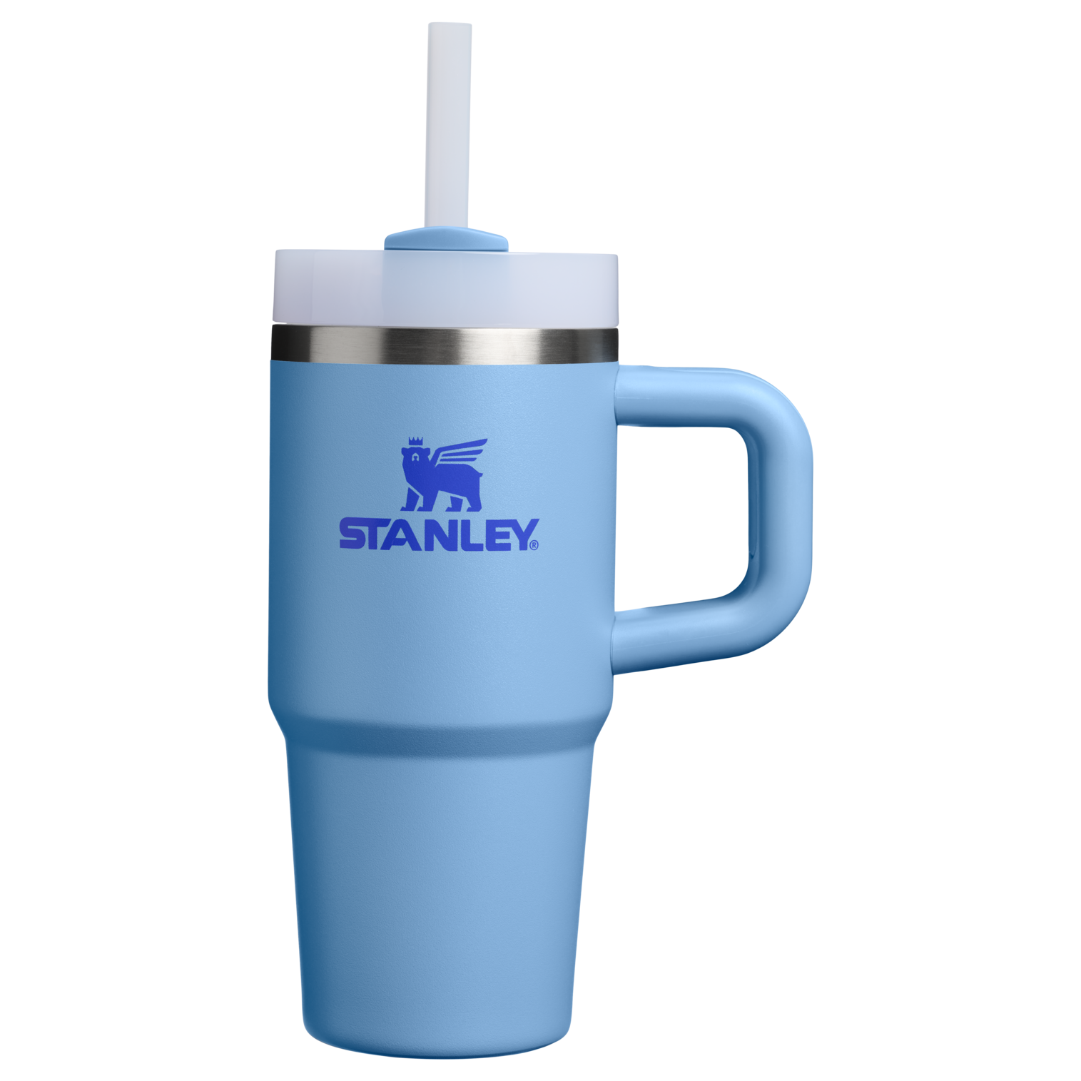 Double-Wall Vacuum The Quencher H2.O Flowstate Tumbler D068Z - Premium Stainless Steel Straw Cup for All-Day Hydration - Blue Sky