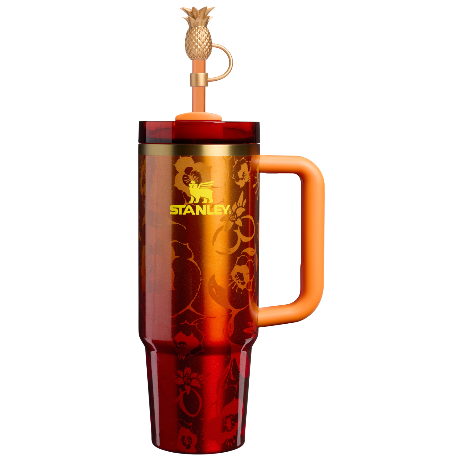 Large Capacity The Stanley 1913 x Karol G Quencher H2.0 Flowstate Tumbler D276V - 40oz Large Capacity Car-Cup Friendly Quencher - 30oz | KAROL G FLOR