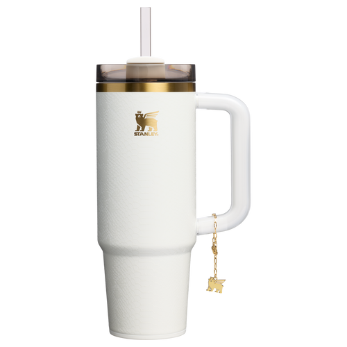 Double-Wall Vacuum The Quencher Luxe H2.0 Flowstate Tumbler D171F - 40oz Large Capacity Car-Cup Friendly Quencher - Pale Stone Snakeskin