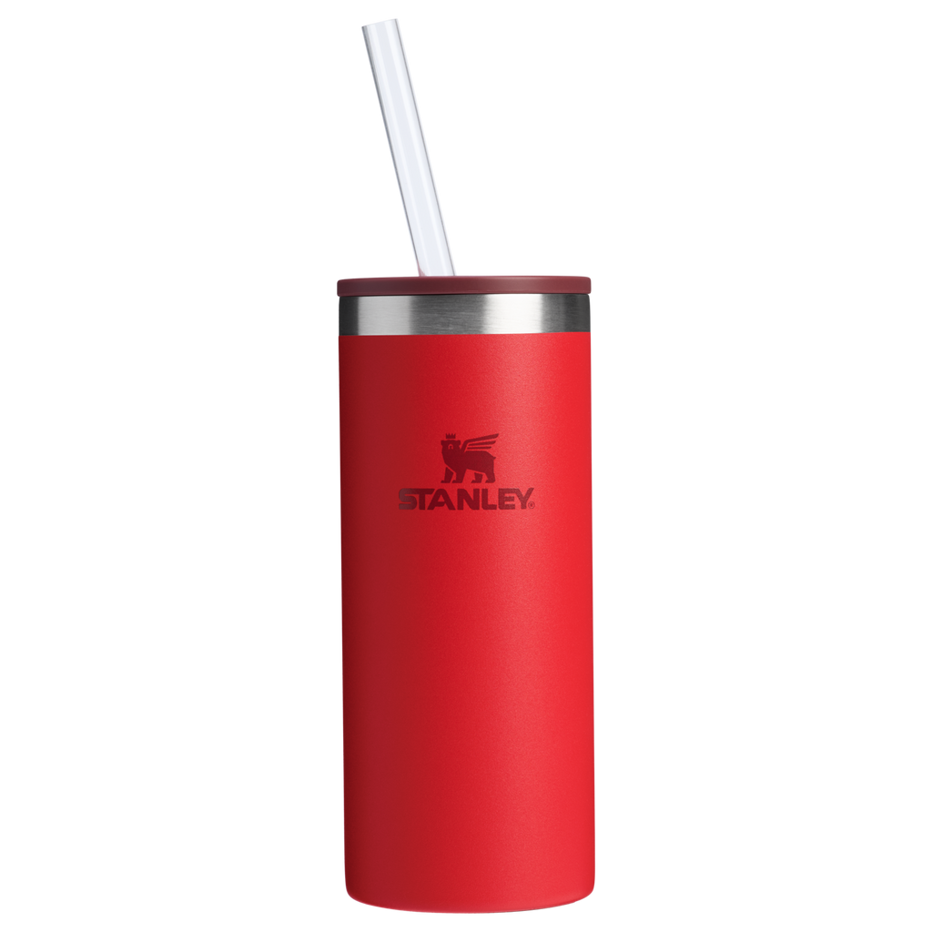 Ice-Retention The Everyday Slim Can Cooler Cup D065Q - Heavy-Duty Ice-Retention Food & Beverage Carrier - Chili Red