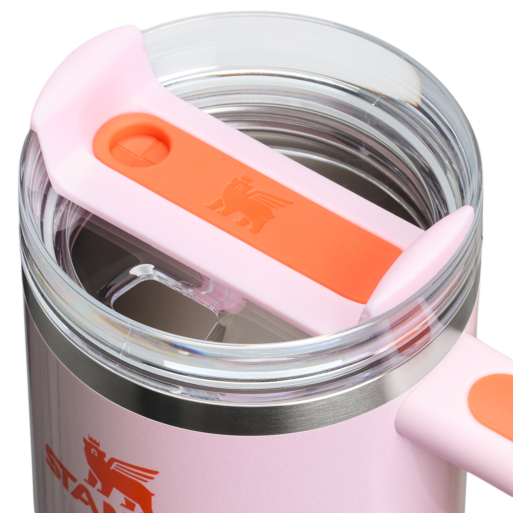Insulated Travel The Quencher H2.O Flowstate Tumbler with Handle | Stanley Create D309N - Premium Stainless Steel Straw Cup for All-Day Hydration Detail