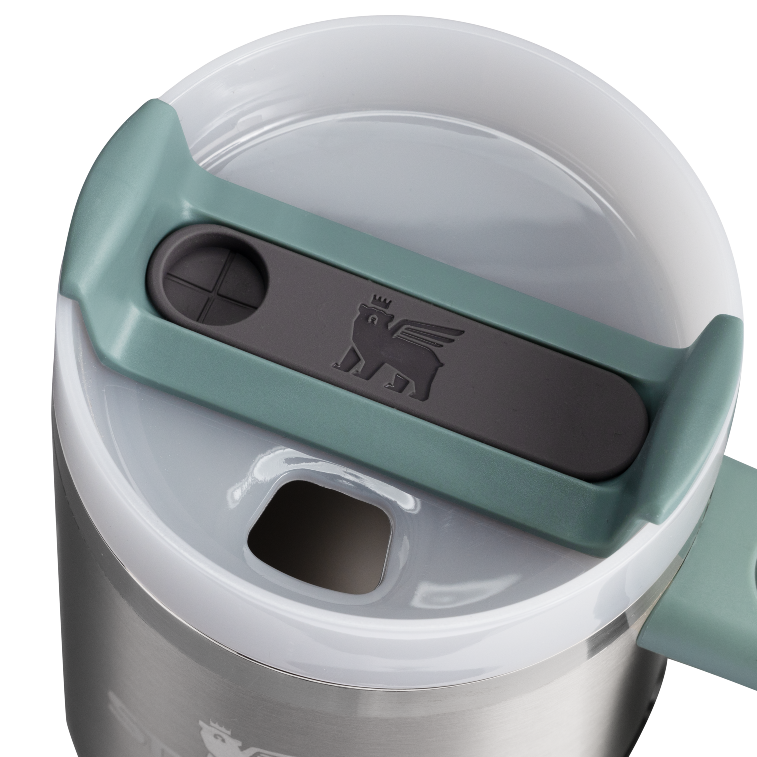 Car-Cup Friendly The Quencher H2.O Flowstate Tumbler D251V - FlowState 3-Position Lid Insulated Travel Mug Detail