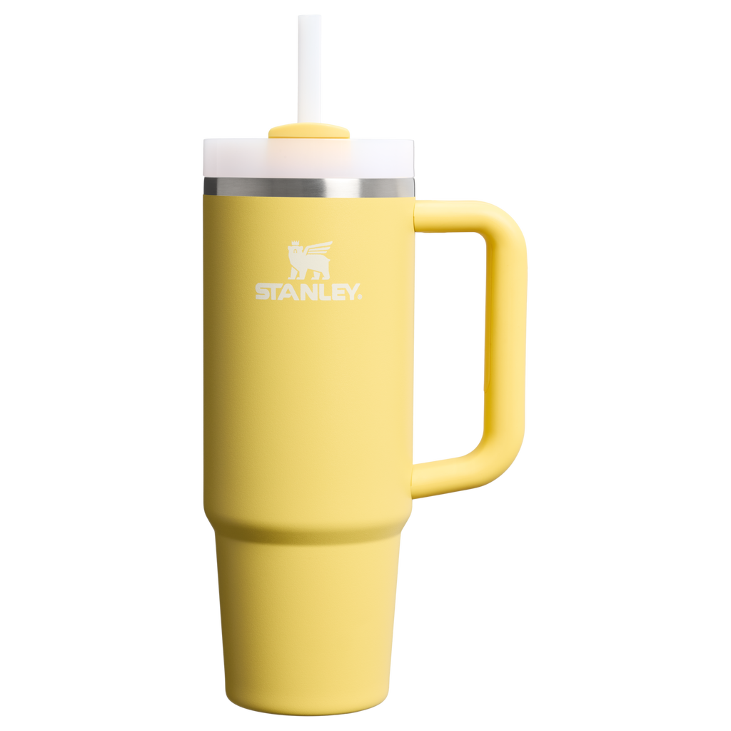 Car-Cup Friendly The Quencher H2.0 Flowstate Tumbler D051L - Double-Wall Vacuum Insulated Travel Tumbler with Straw - Daffodil
