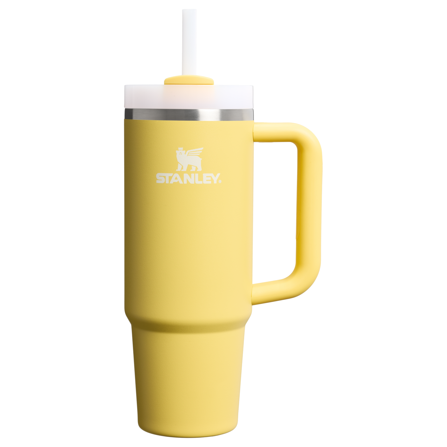 Car-Cup Friendly The Quencher H2.0 Flowstate Tumbler D051L - Double-Wall Vacuum Insulated Travel Tumbler with Straw - Daffodil