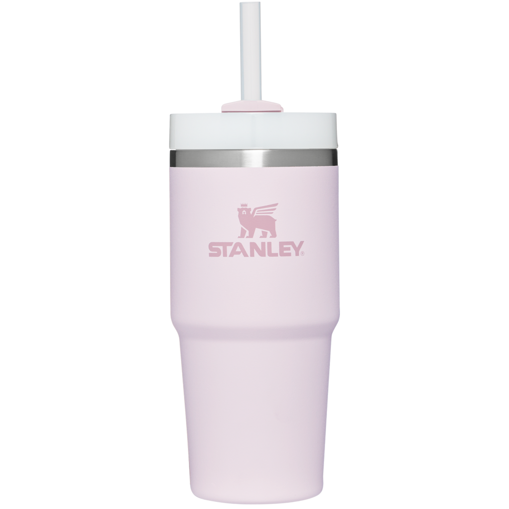 Double-Wall Vacuum The Quencher H2.0 Flowstate Tumbler D214X - Premium Stainless Steel Straw Cup for All-Day Hydration - Rose Quartz 2.0