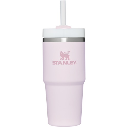 Double-Wall Vacuum The Quencher H2.0 Flowstate Tumbler D214X - Premium Stainless Steel Straw Cup for All-Day Hydration - Rose Quartz 2.0