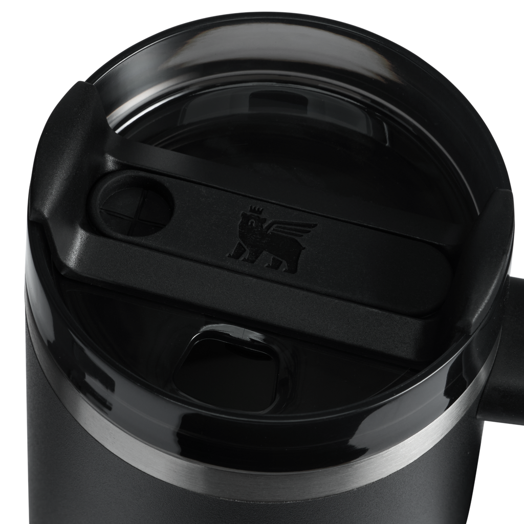 Large Capacity The Quencher H2.O Flowstate Tumbler | Stanley Create D291F - FlowState 3-Position Lid Insulated Travel Mug Detail