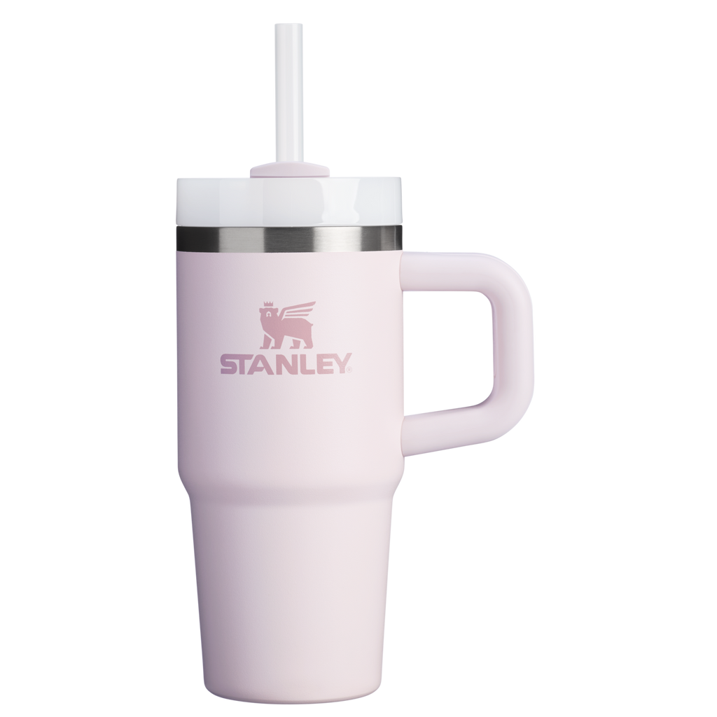 Double-Wall Vacuum The Quencher H2.O Flowstate Tumbler D068Z - Premium Stainless Steel Straw Cup for All-Day Hydration - Rose Quartz 2.0