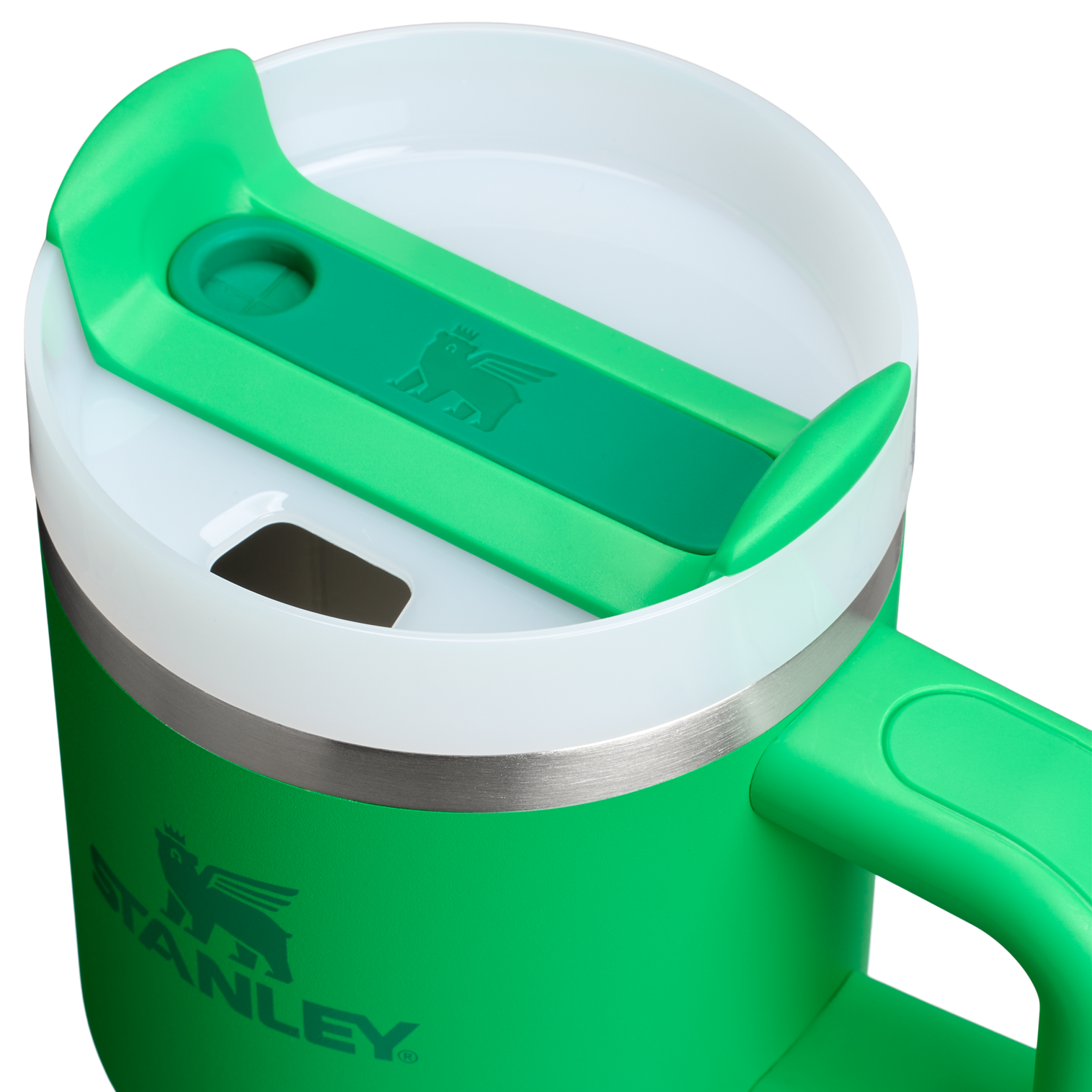 Car-Cup Friendly The Quencher H2.O Flowstate Tumbler | Stanley Create D274S - Double-Wall Vacuum Insulated Travel Tumbler with Straw Detail