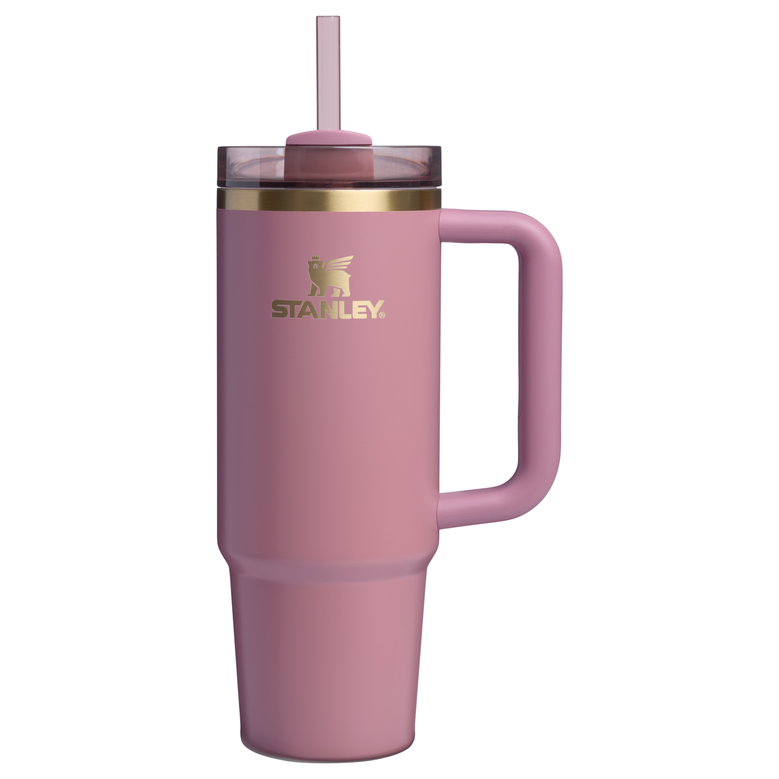 Car-Cup Friendly The Quencher H2.0 Flowstate Tumbler | Stanley Create D331C - Double-Wall Vacuum Insulated Travel Tumbler with Straw Detail