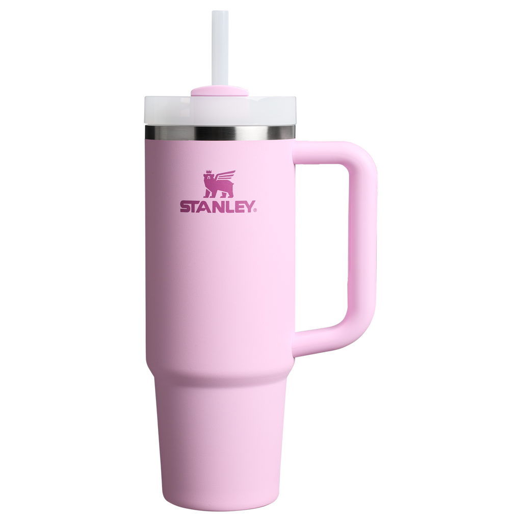 Car-Cup Friendly The Quencher H2.0 Flowstate Tumbler | Stanley Create D331C - Double-Wall Vacuum Insulated Travel Tumbler with Straw Detail