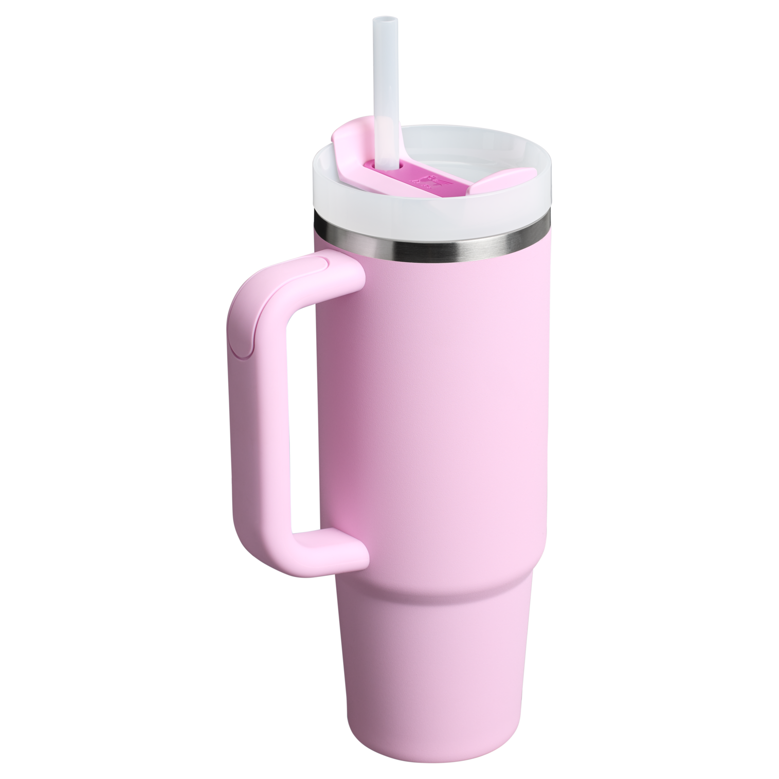 Car-Cup Friendly The Quencher H2.0 Flowstate Tumbler | Stanley Create D331C - Double-Wall Vacuum Insulated Travel Tumbler with Straw Detail