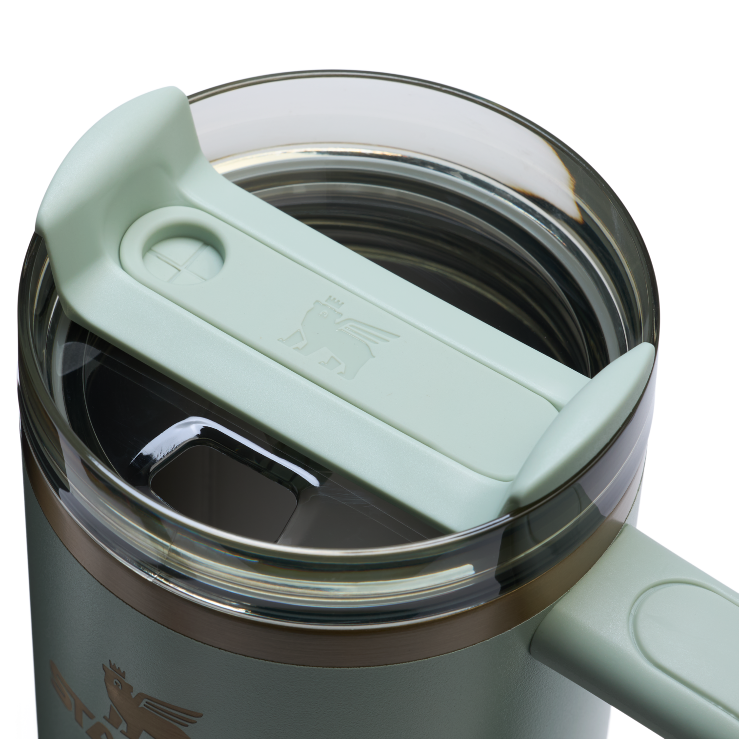 Car-Cup Friendly The Quencher H2.0 Flowstate Tumbler | Stanley Create D331C - Double-Wall Vacuum Insulated Travel Tumbler with Straw Detail