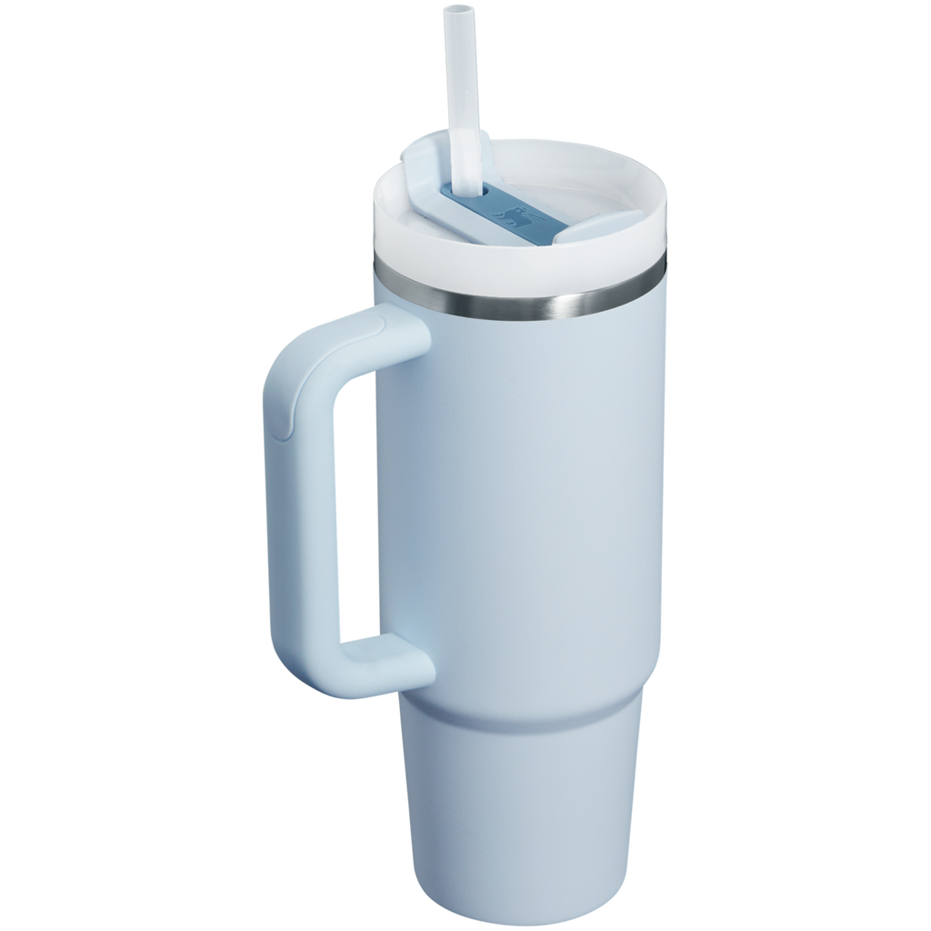 Car-Cup Friendly The Quencher H2.0 Flowstate Tumbler | Stanley Create D331C - Double-Wall Vacuum Insulated Travel Tumbler with Straw Detail