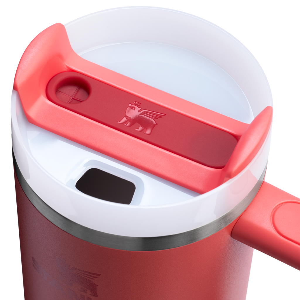Car-Cup Friendly The Quencher H2.0 Flowstate Tumbler | Stanley Create D331C - Double-Wall Vacuum Insulated Travel Tumbler with Straw Detail