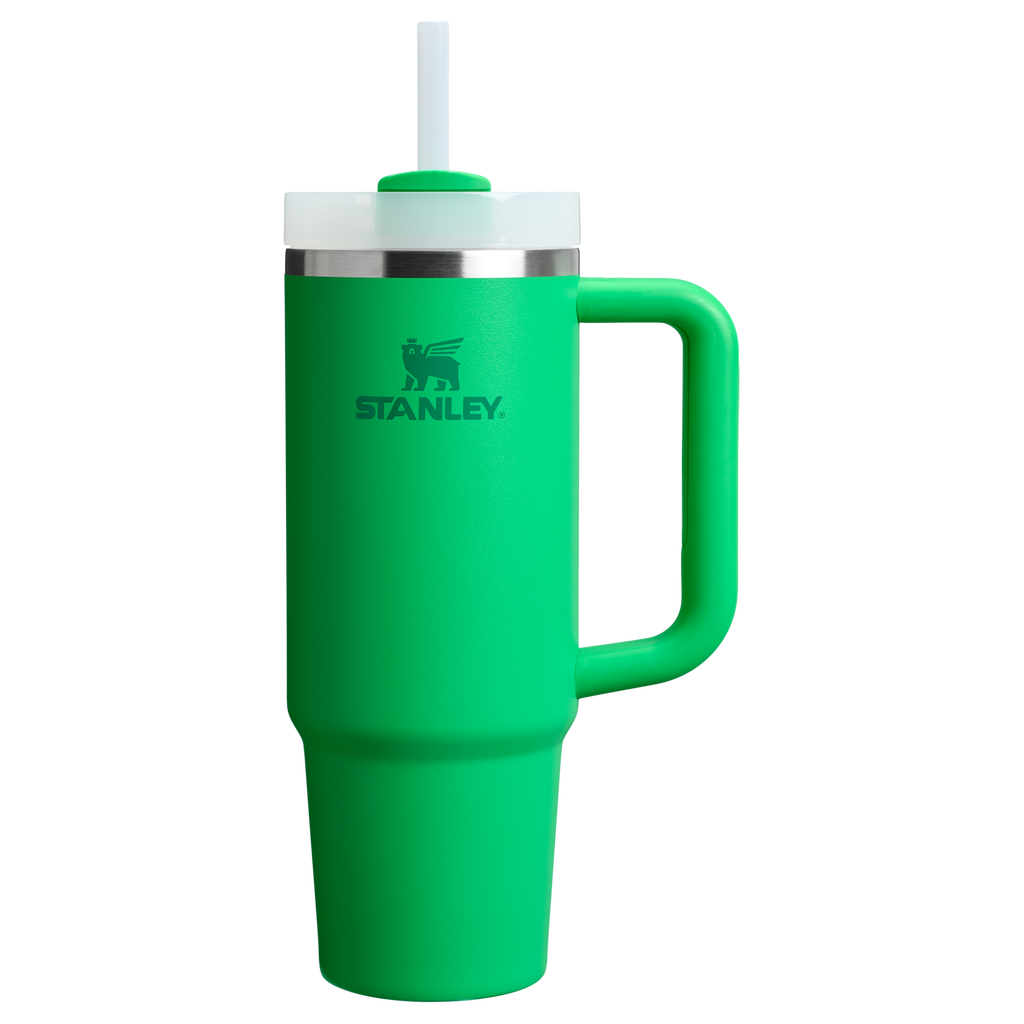 Car-Cup Friendly The Quencher H2.0 Flowstate Tumbler | Stanley Create D331C - Double-Wall Vacuum Insulated Travel Tumbler with Straw - Meadow