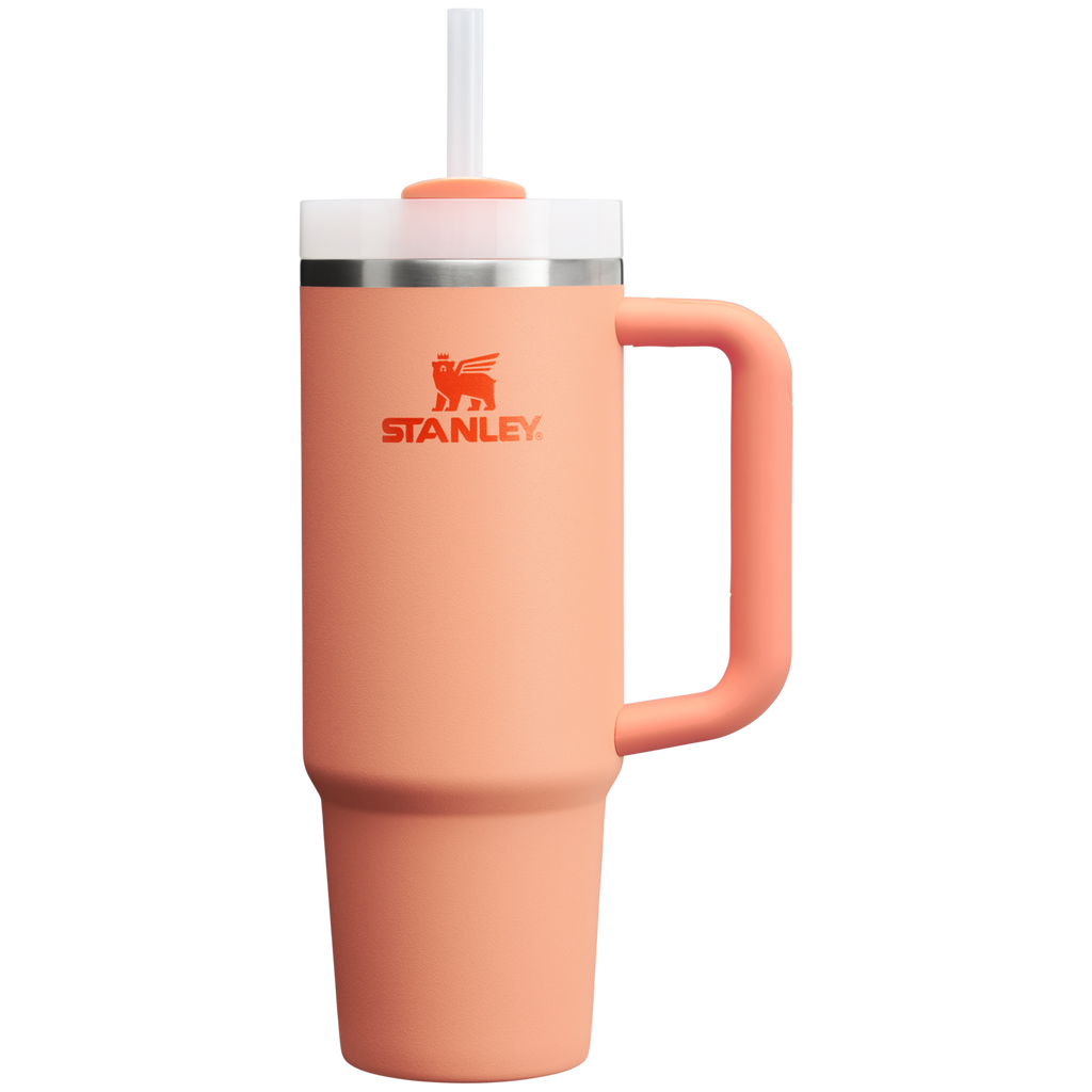 Car-Cup Friendly The Quencher H2.0 Flowstate Tumbler | Stanley Create D331C - Double-Wall Vacuum Insulated Travel Tumbler with Straw Detail