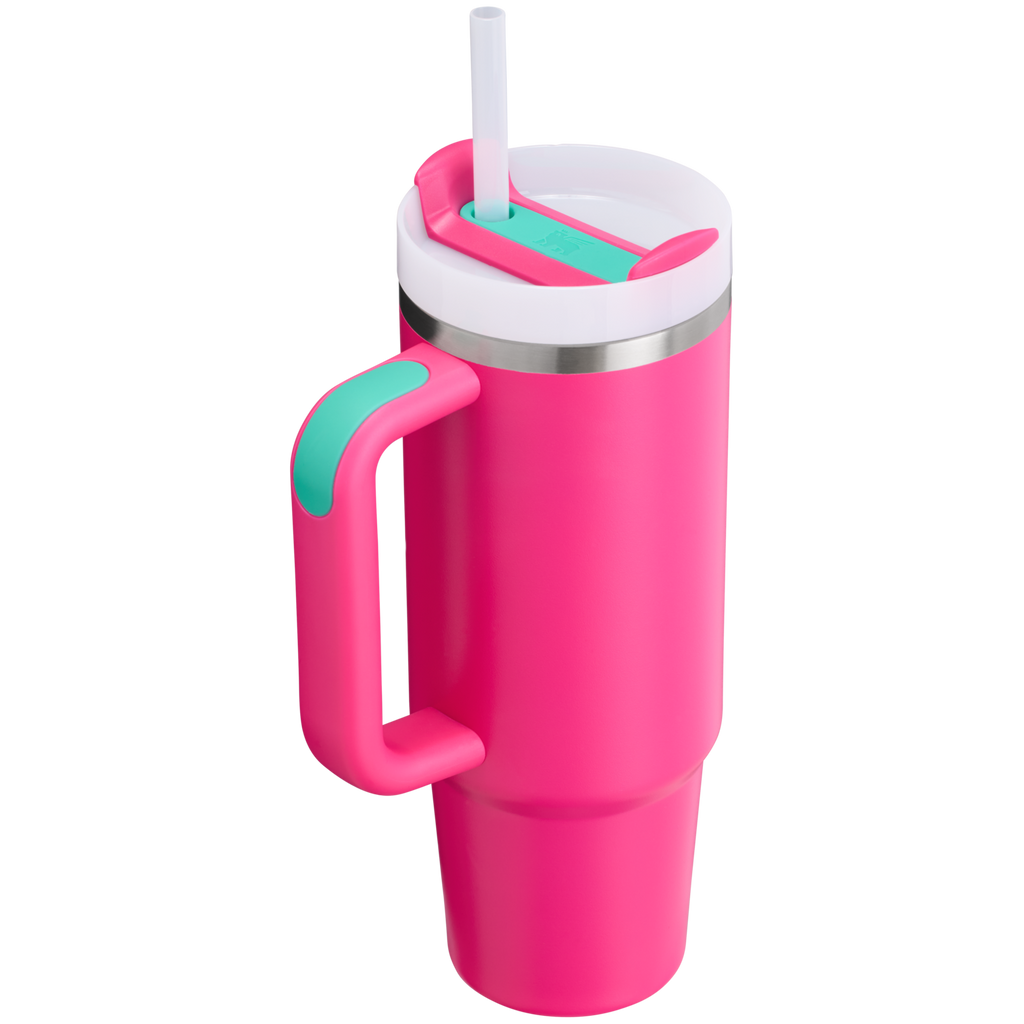 Car-Cup Friendly The Quencher H2.0 Flowstate Tumbler D051L - Double-Wall Vacuum Insulated Travel Tumbler with Straw Detail