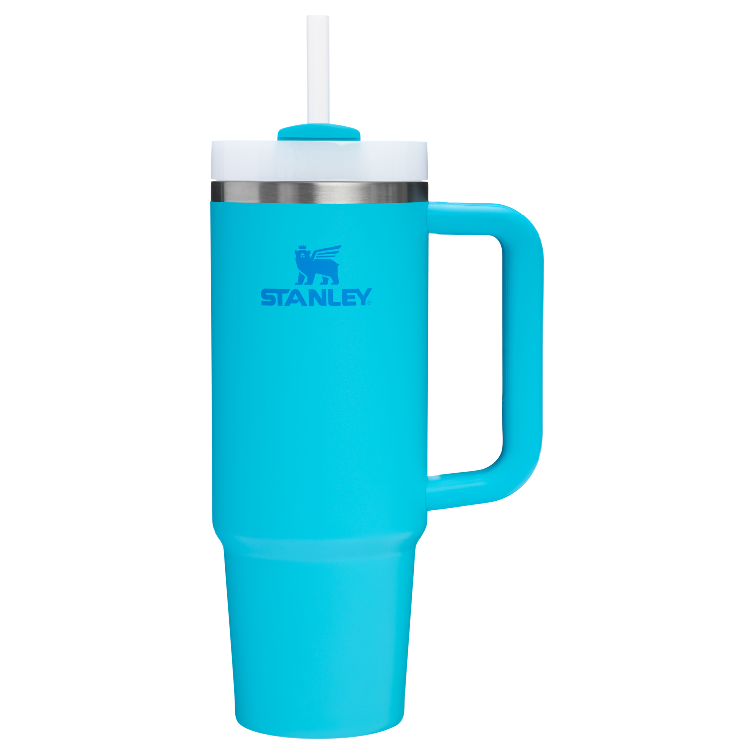Car-Cup Friendly The Quencher H2.0 Flowstate Tumbler | Stanley Create D331C - Double-Wall Vacuum Insulated Travel Tumbler with Straw Detail