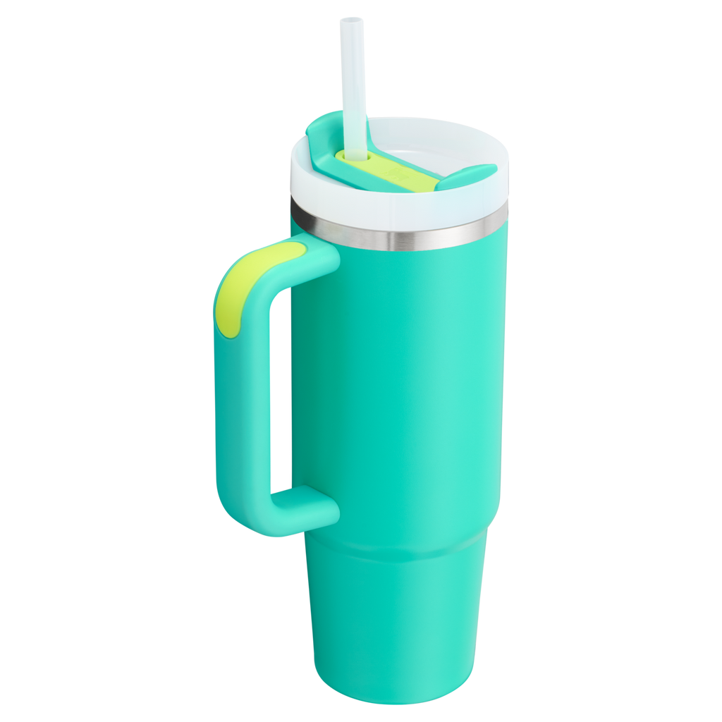 Car-Cup Friendly The Quencher H2.0 Flowstate Tumbler D051L - Double-Wall Vacuum Insulated Travel Tumbler with Straw Detail