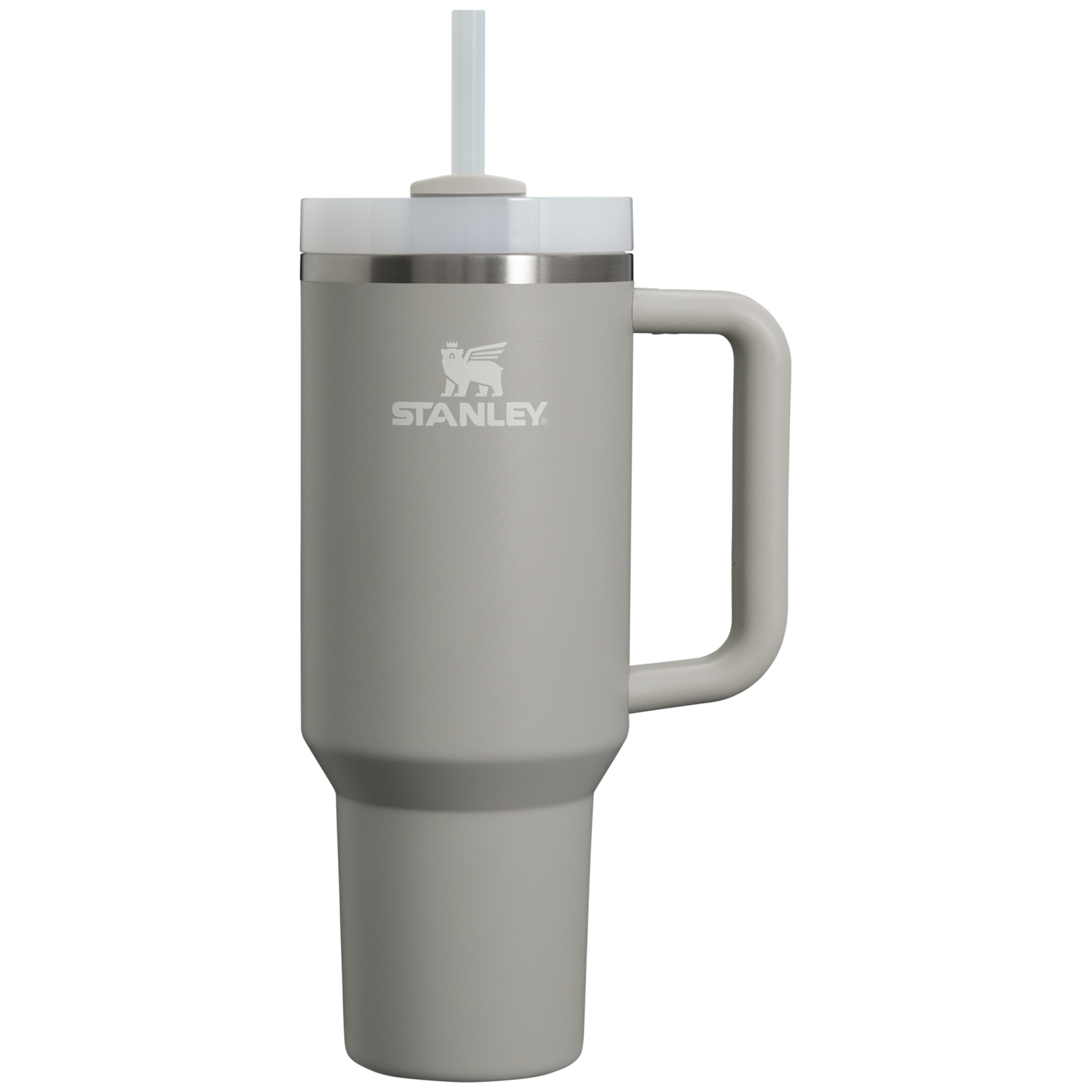 Splash-Resistant FlowState The Quencher H2.0 Flowstate Tumbler D050X - Premium Stainless Steel Straw Cup for All-Day Hydration - Ash