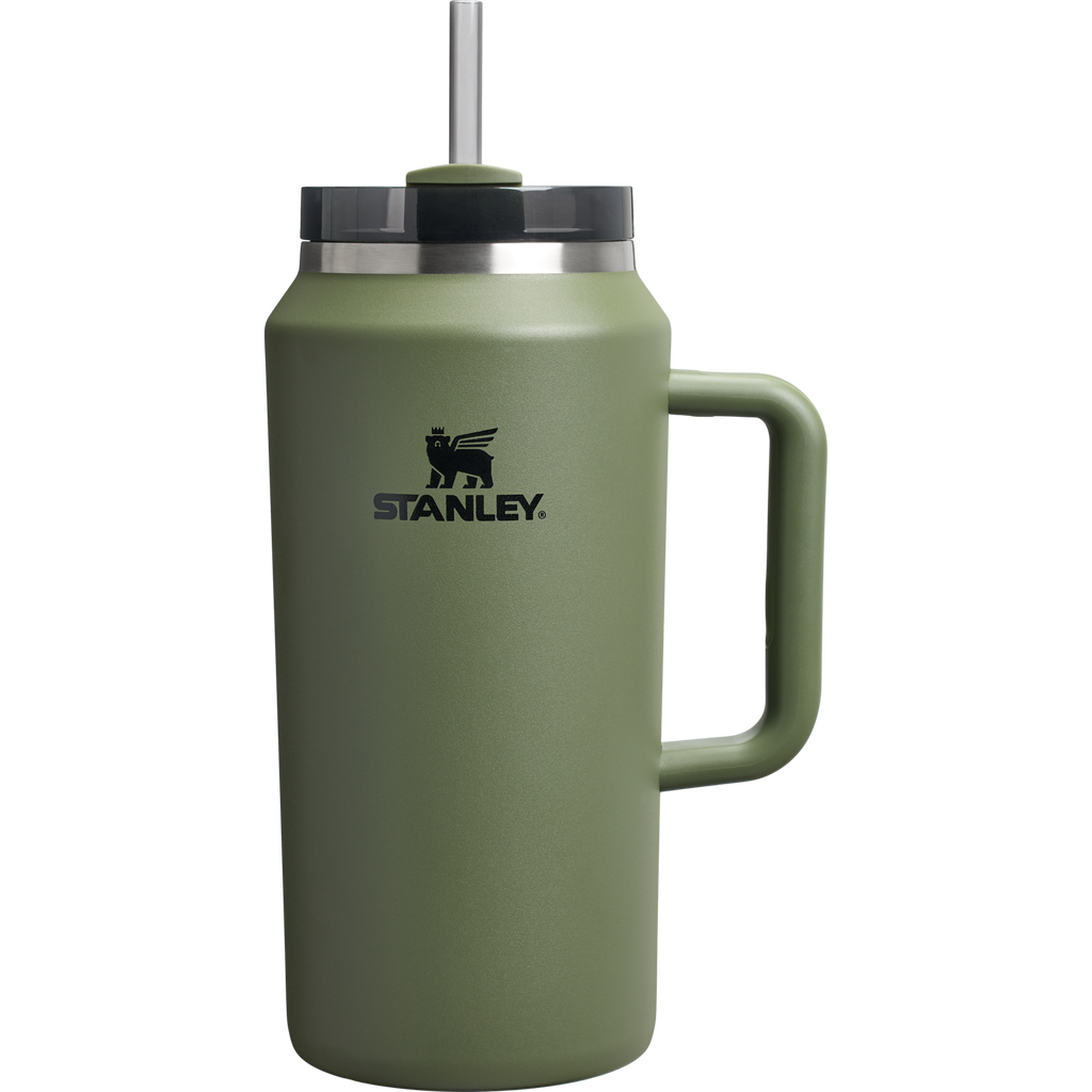 Splash-Resistant FlowState The Quencher H2.0 Flowstate Tumbler D033Q - FlowState 3-Position Lid Insulated Travel Mug - Dried Pine