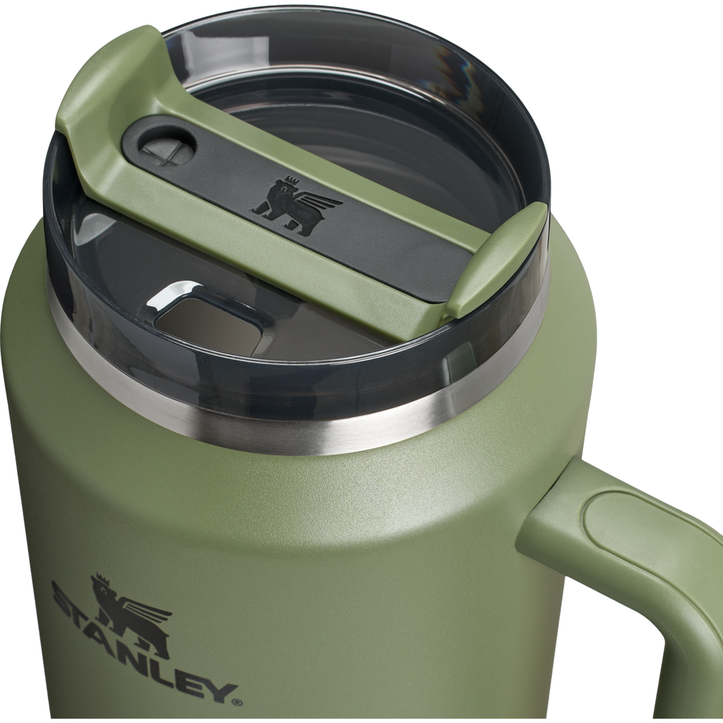Splash-Resistant FlowState The Quencher H2.0 Flowstate Tumbler D033Q - FlowState 3-Position Lid Insulated Travel Mug Detail