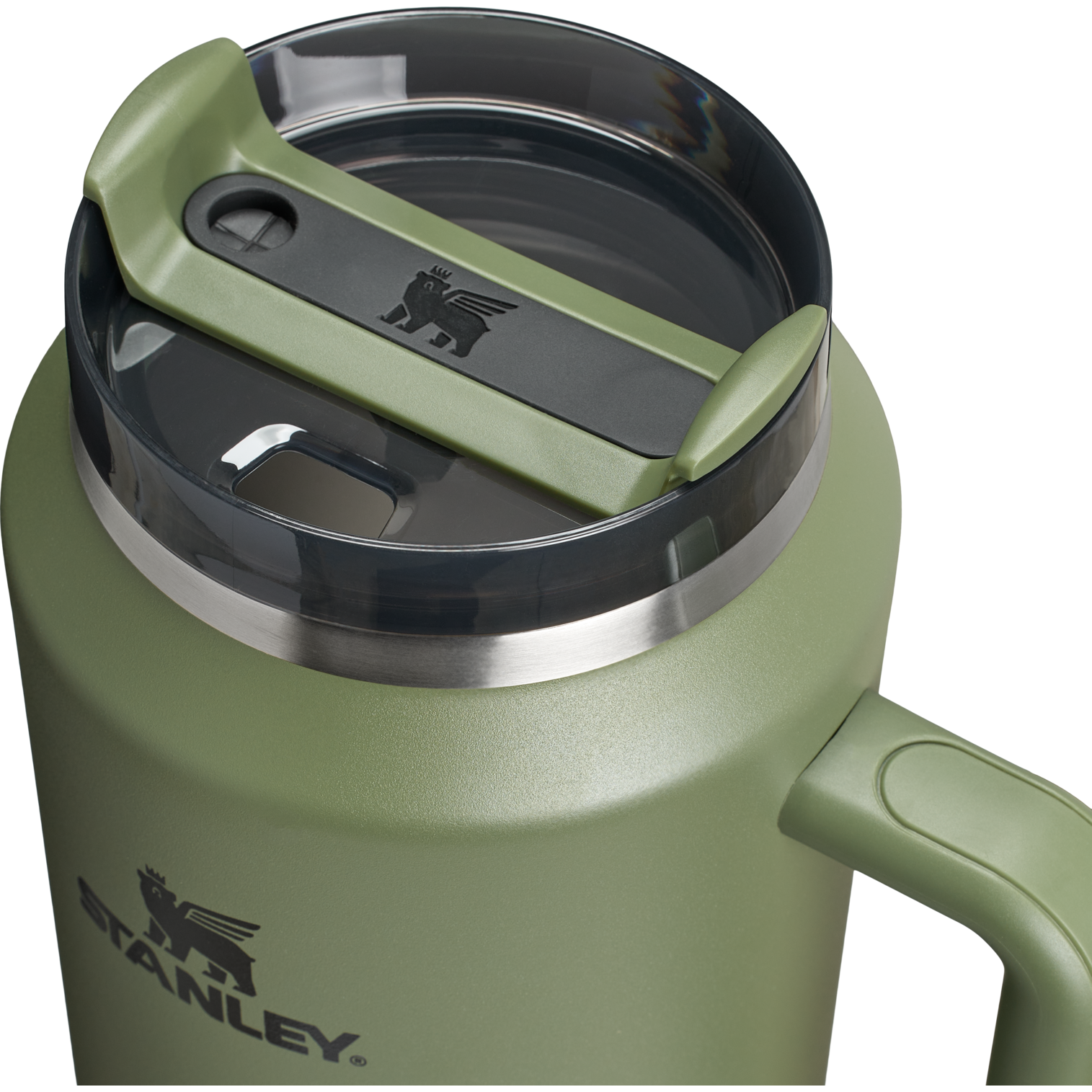Splash-Resistant FlowState The Quencher H2.0 Flowstate Tumbler D033Q - FlowState 3-Position Lid Insulated Travel Mug Detail