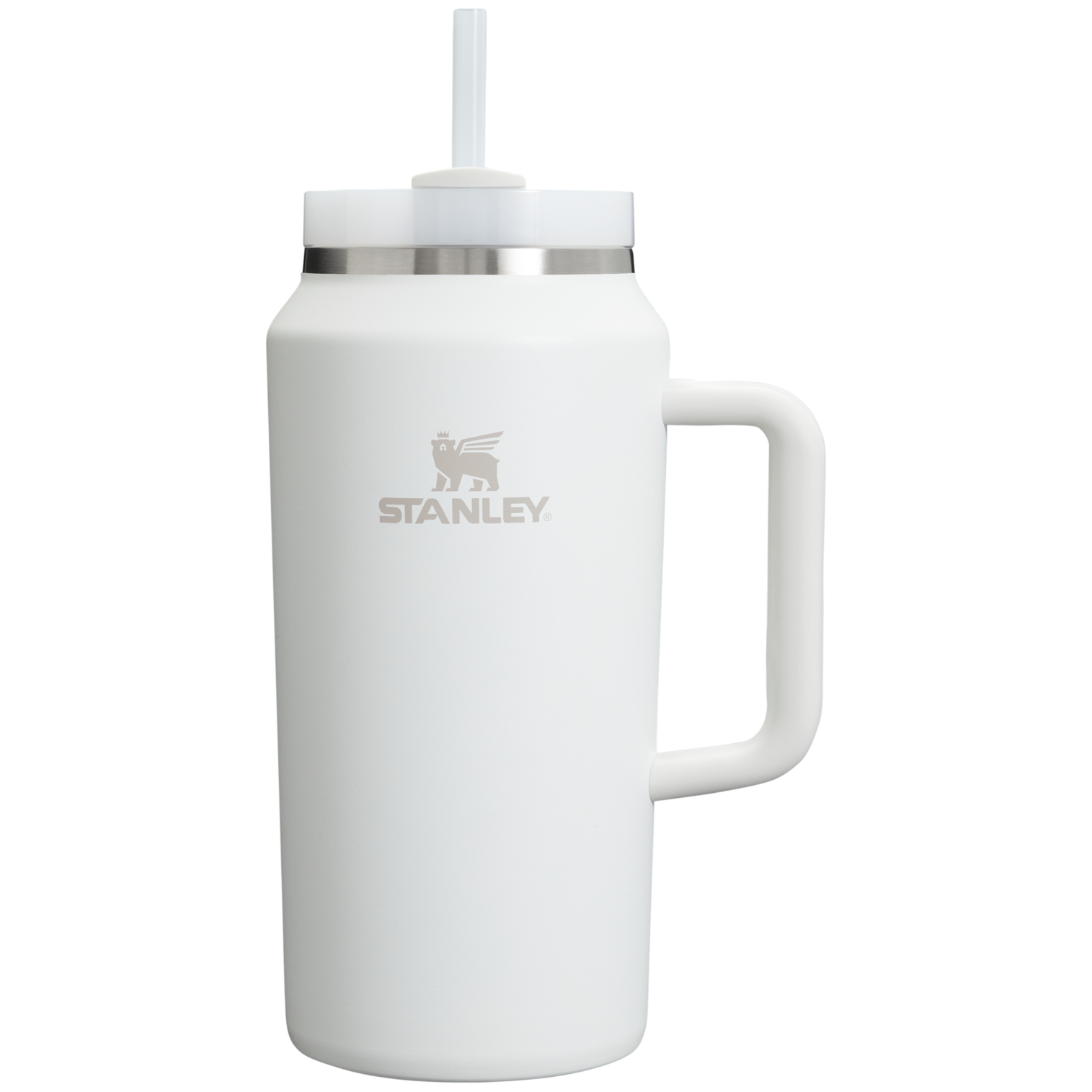 Splash-Resistant FlowState The Quencher H2.0 Flowstate Tumbler D033Q - FlowState 3-Position Lid Insulated Travel Mug - Frost